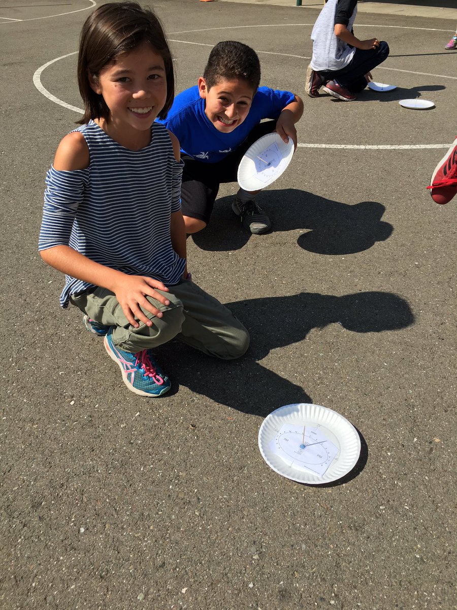 PennsPupils's tweet photo. After exploring with flashlights, we headed outside to explore more with our sundials. They had a blast while learning!@MysterySci #cv4kids https://t.co/cohij8B5FN