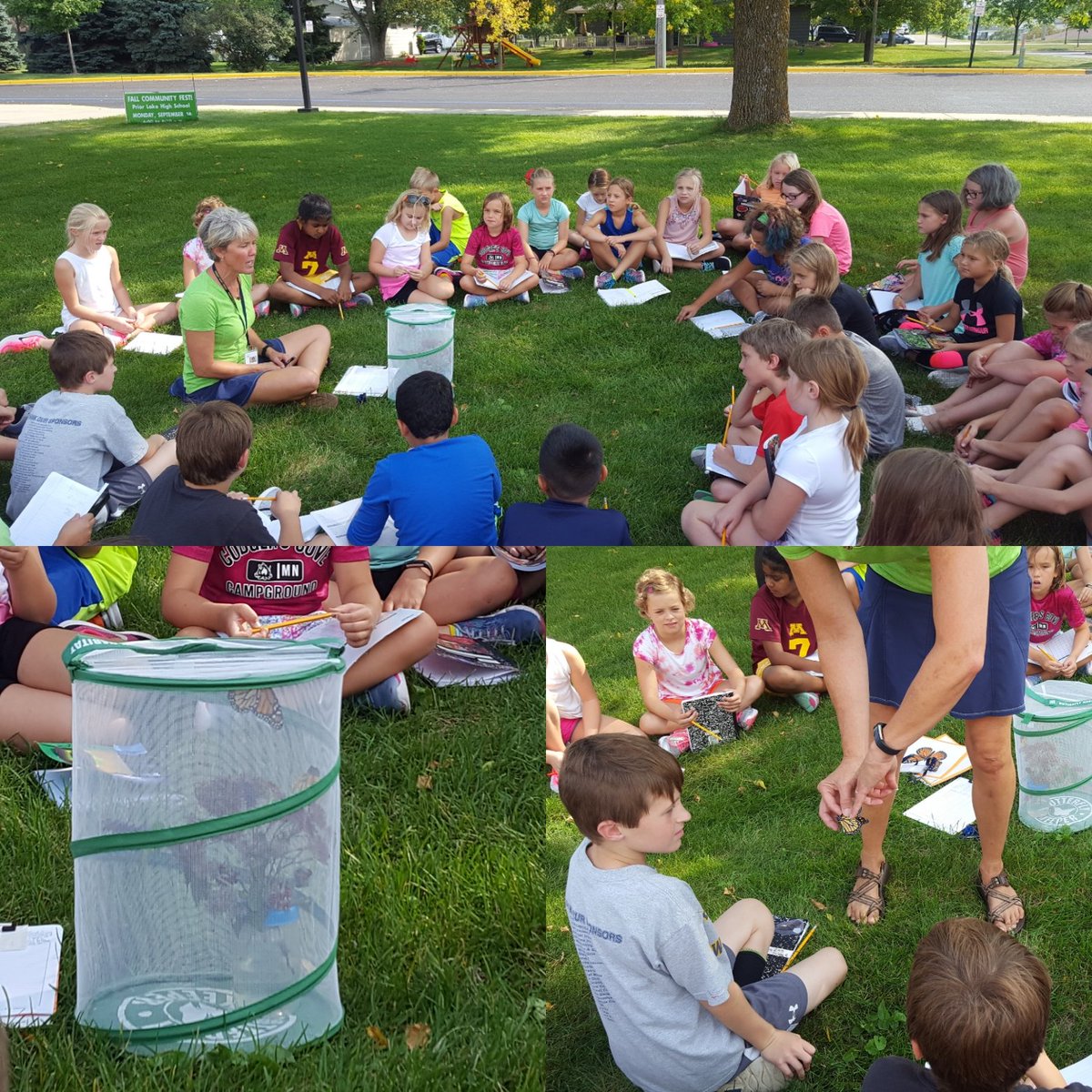 Thank you <a href="/sue_mohn/">Sue Mohn</a> for teaching us about monarchs and  releasing one at Westwood today, your timing was perfect.