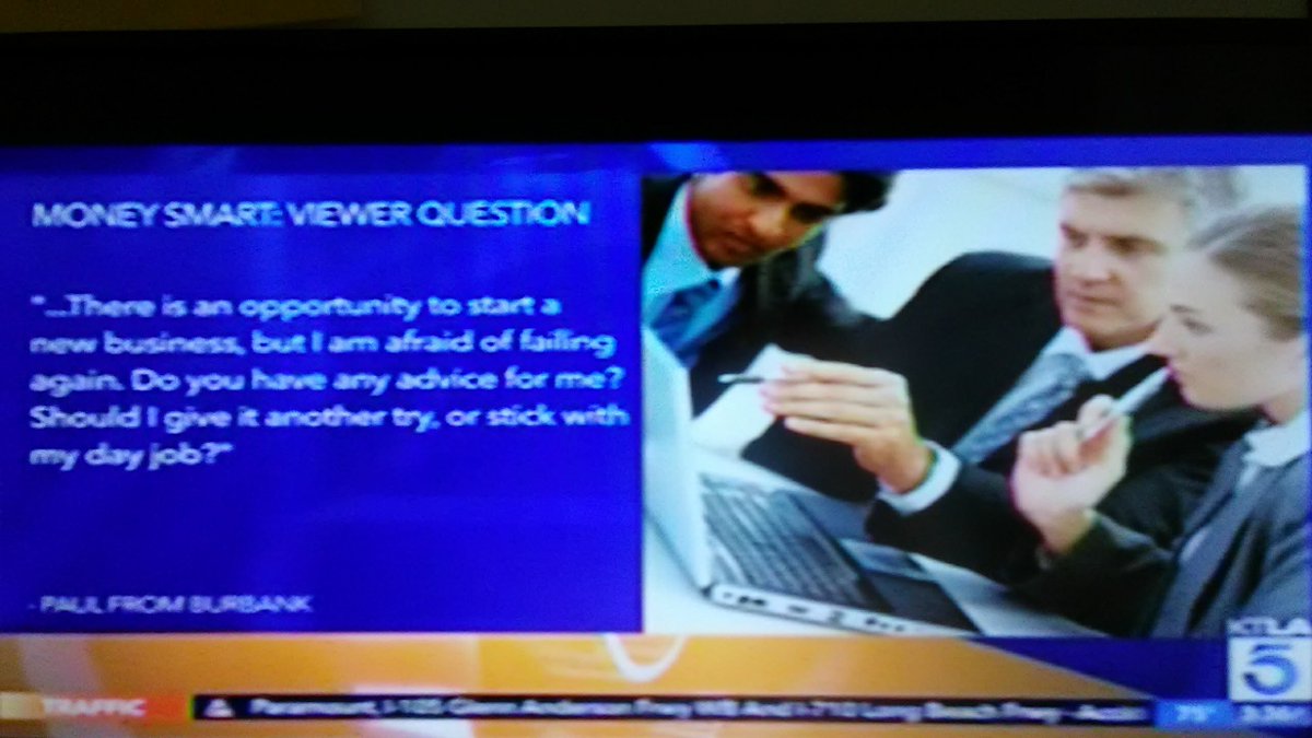 TheEntrepYou's tweet image. RT @TheEntrepYou: RT @weathersbruin14: ICYMI: #MoneySmart on #KTLA went live with CEO #MJHarris to answer this vie…