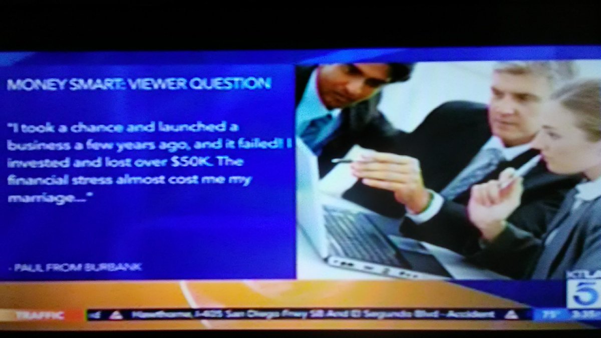 TheEntrepYou's tweet image. RT @TheEntrepYou: RT @weathersbruin14: ICYMI: #MoneySmart on #KTLA went live with CEO #MJHarris to answer this vie…