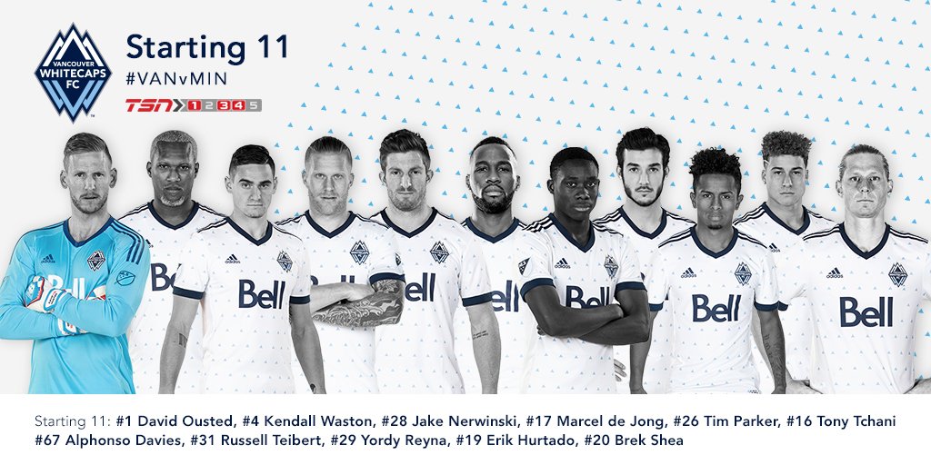 whitecaps starting 11