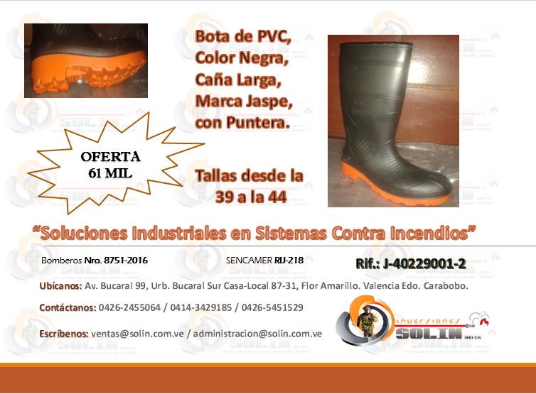 inversionesolin's tweet image. #Solin2013 #BotasPVC #EPP
