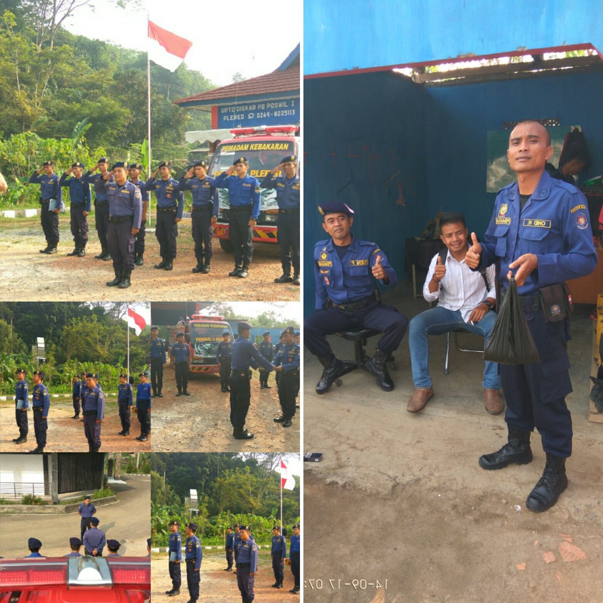 1Dpkpb's tweet photo. Rutinitas Apel Pagi serah terima tugas jaga R1->R2 1x24 Jam Siap Siaga
@DISKARPB_PWK @DiskominfoPWK 

#KemisWelasAsih https://t.co/ctpPi5vDbK