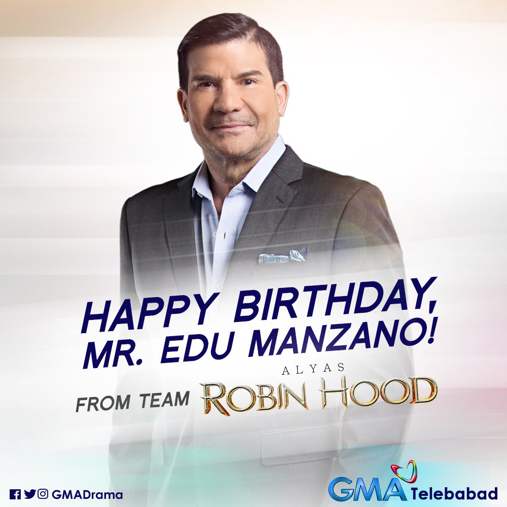 Napaka-gwapo ng birthday celebrant natin today! Happy birthday sa aming Emilio na si Edu Manzano!  