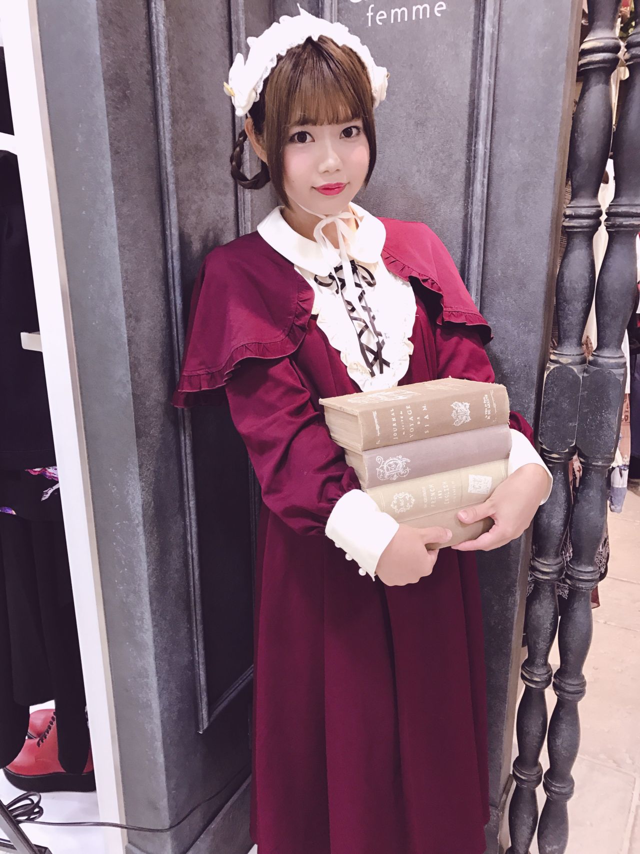 axes femme - ワインセット axes femme / ディズニーヴィランズ/スカート M ワイン Y-25-05