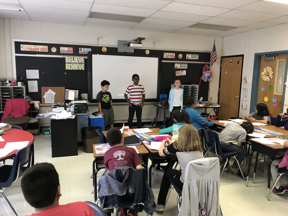 cmbennick's tweet photo. Students from last year stopped by to visit and sing a few math songs . @cmbennick #mlm345 https://t.co/JWlhInHcjJ