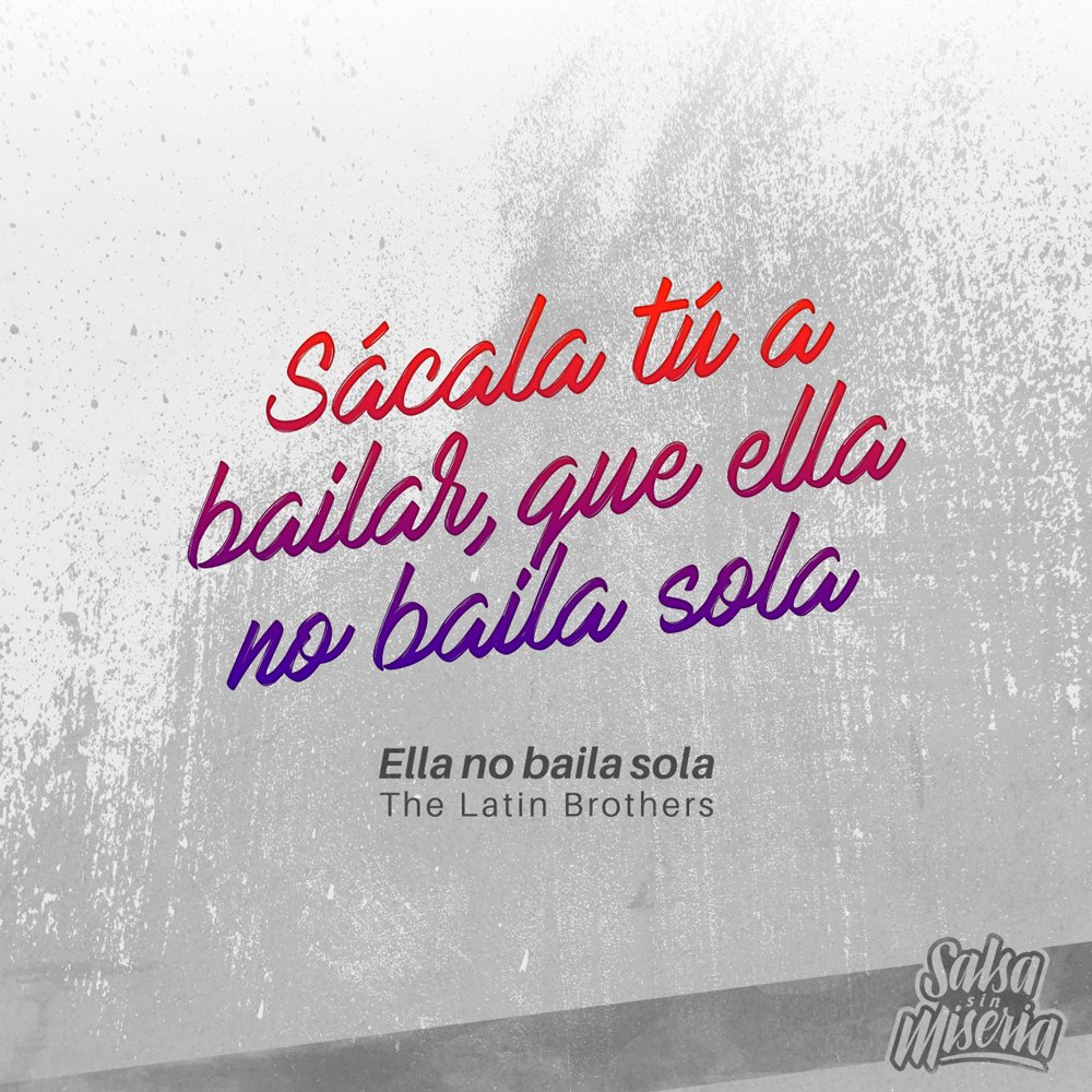 SalsasinMiseria's tweet photo. #Pregonando | ¡Esa mulata tiene ganas de guarachar!

[‘Ella no baila sola’ ► The Latin Brothers]
https://t.co/eLH4fuE7gW

#SalsasinMiseria https://t.co/5KkR2kHpRd
