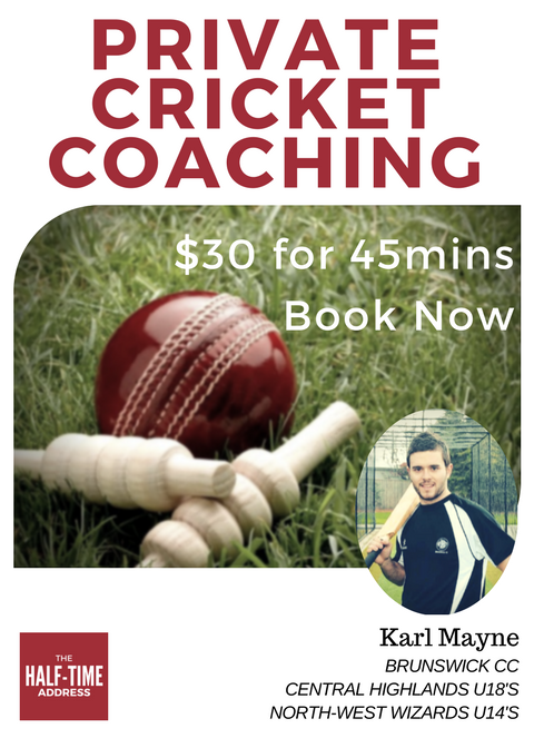GET READY FOR SEASON 17/18
Private coaching sessions now available in Ballarat and Brunswick. 
Book now here: goo.gl/PCxmmY