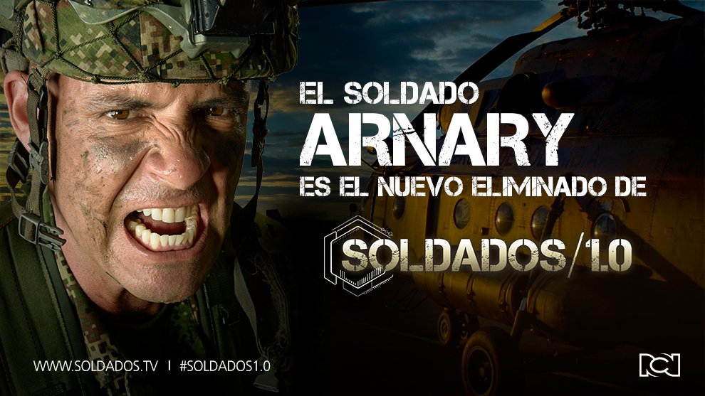 CanalRCN's tweet photo. ¿Qué mensaje le quieres dejar al #Soldado1.0 Arnary? Él demostró su gallardía y fortaleza en cada prueba @canalrcn https://t.co/3hr5Ep6g46