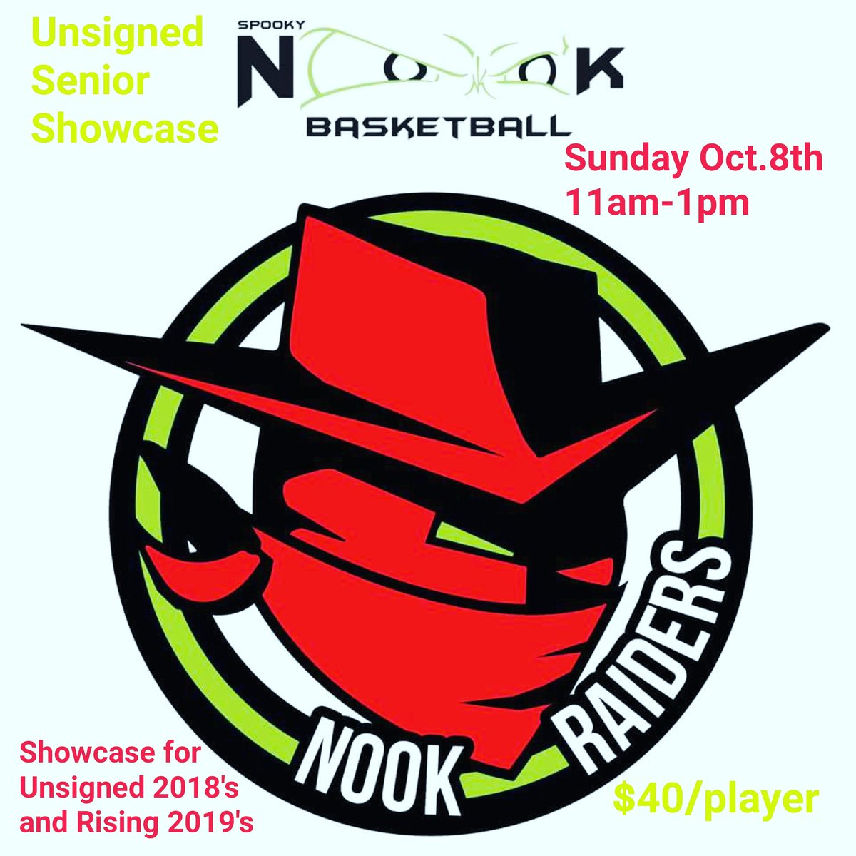 Unsigned 2018 and Rising 2019 Division 2 &amp; Division 3 Showcase.   Open to all players!

spookynooksports.maxgalaxy.net/BrowseActiviti…
