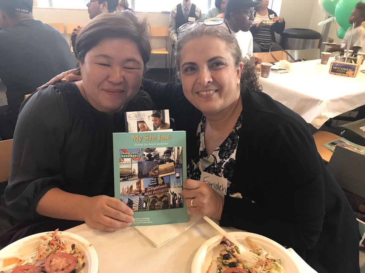 sanjoselibrary's tweet photo. Today marks the release of our latest #PartnersinReading book! Thank you to all the learners, tutors, &amp; staff! https://t.co/0Hk7rYUYyW https://t.co/5qox82eiY1