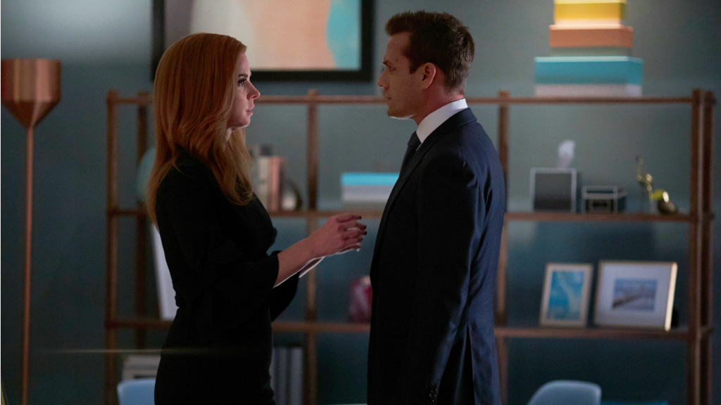 etnow's tweet photo. #Suits EXCLUSIVE: @GabrielMacht reacts to Harvey and Donna's big finale moment: "They're in denial." https://t.co/KzSoYwSh7N https://t.co/UrKxVV1Ejh