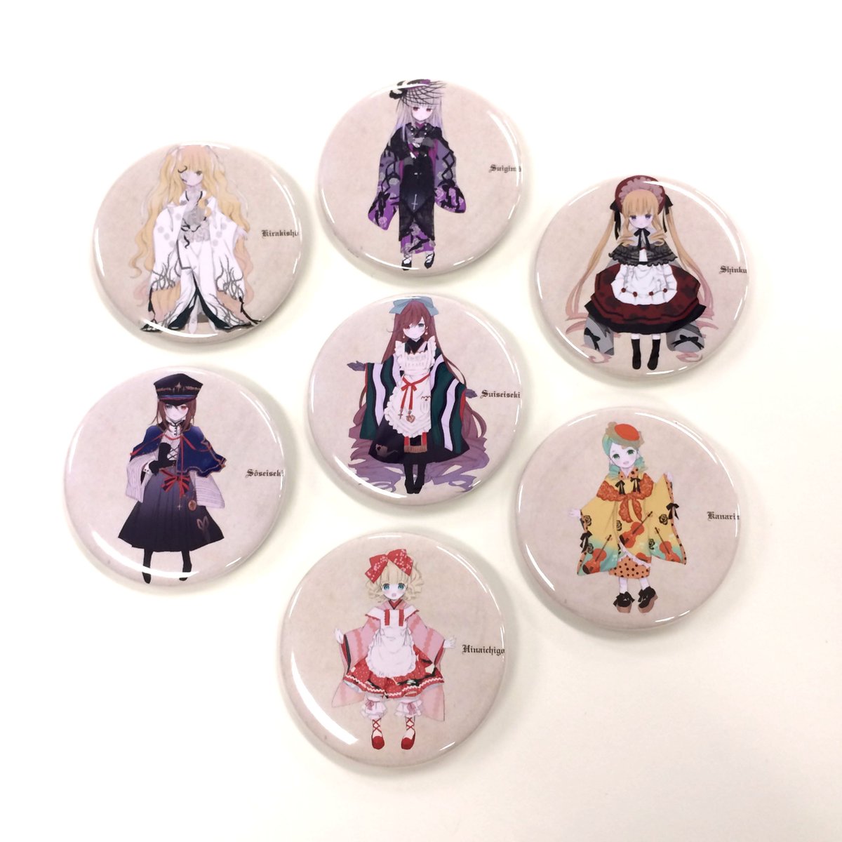 【非売品】ローゼンメイデン展 パラボリカ・ビスオリジナル缶バッジ 蒼星石 ローゼンメイデン0-ゼロ-展】オリジナルグッズのご紹介 ◎缶バッヂ