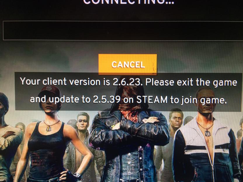 DayDaywtf1's tweet photo. @PUBATTLEGROUNDS In a game during maintenance.  Got out of game.  Steam said update pubg.  I did....  Now I get this shit.... https://t.co/F5HVCdeuOv