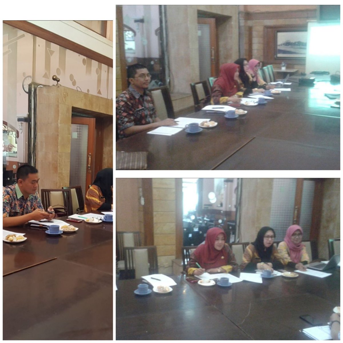 BappedaKotaBdg's tweet photo. Tim @BappedaKotaBdg hadir dlm rapat survey persepsi masyarakat terhadap pembangunan di Kota Bandung yg diselenggarakan oleh @DiskominfoBdg https://t.co/WEFPscvNiT