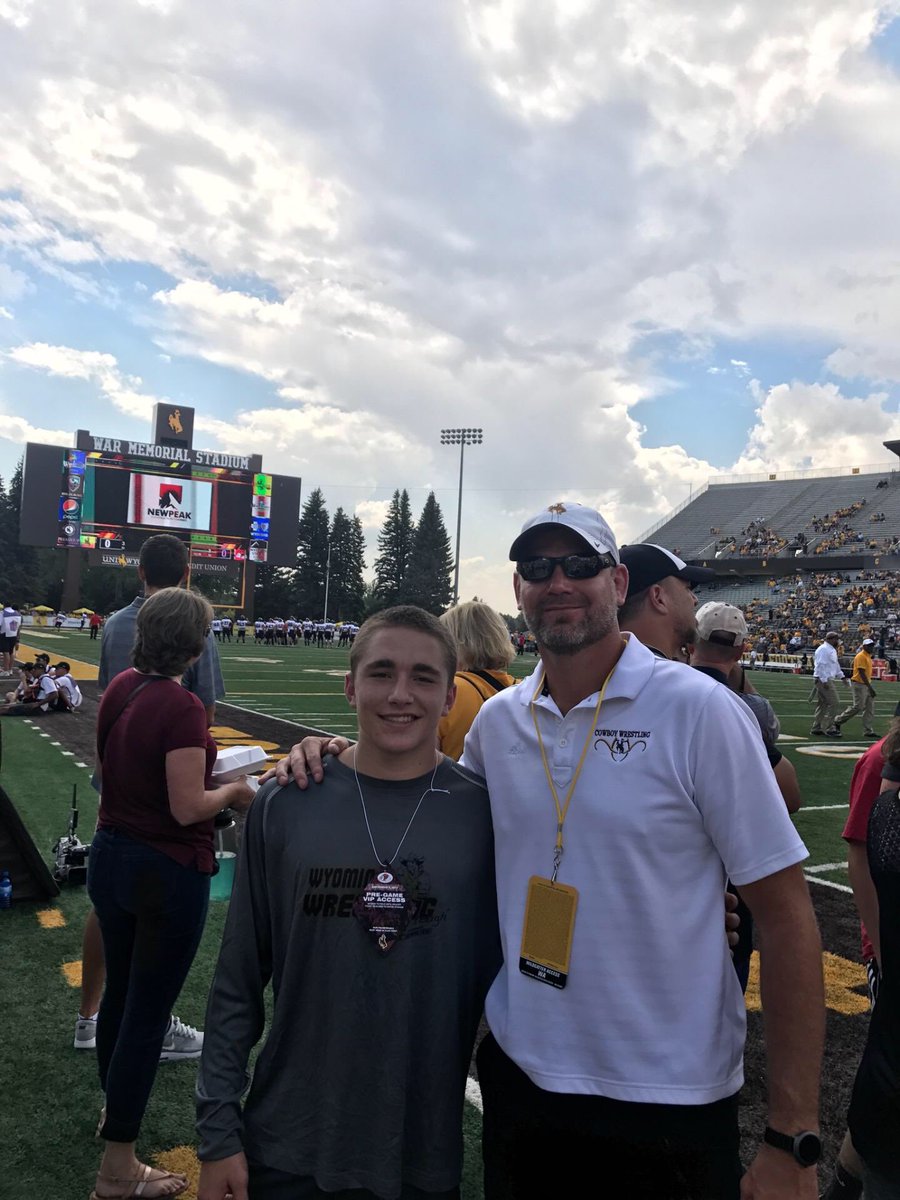PowayWrestling's tweet photo. Congratulations to Chase Zollmann for commiting to the University of Wyoming!!! #d1bound #OneWyoming @WyoWrestle https://t.co/eGj3fb0s5j