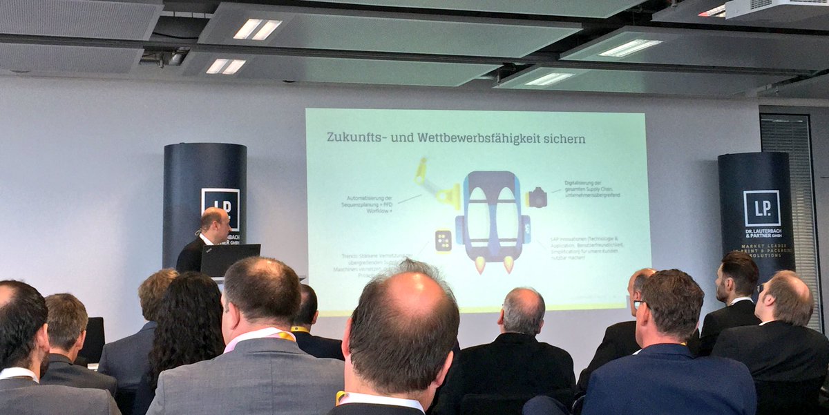 tobias_wrobel's tweet image. #LPConference unseres Partners Dr. Lauterbach &amp;amp; Partner zum Thema #Print &amp;amp; #Packaging mit #SAP - #allforonesteeb #Automatisierung