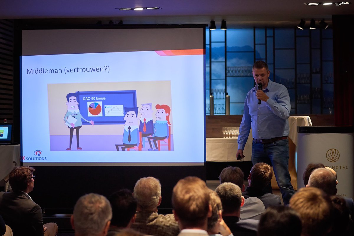 .<a href="/Ksafke/">Xavier Dekeyster</a> bracht afgelopen week een case over #blockchain voor <a href="/VokaWVL/">Voka West-Vlaanderen</a>