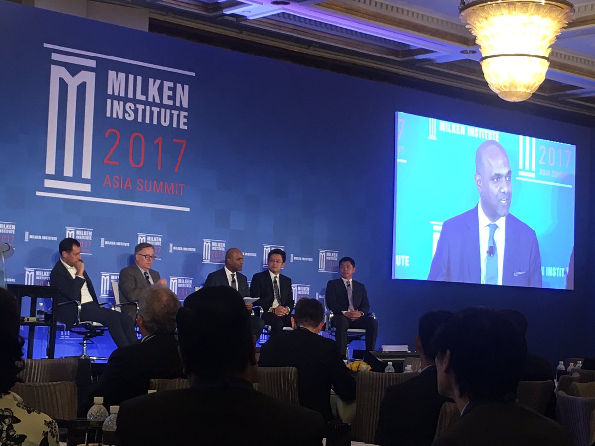 Nobel Gulati <a href="/twosigma/">Two Sigma</a> kicking off the panel on 'Institutional Investing: The Model for the Future' #MIGlobal