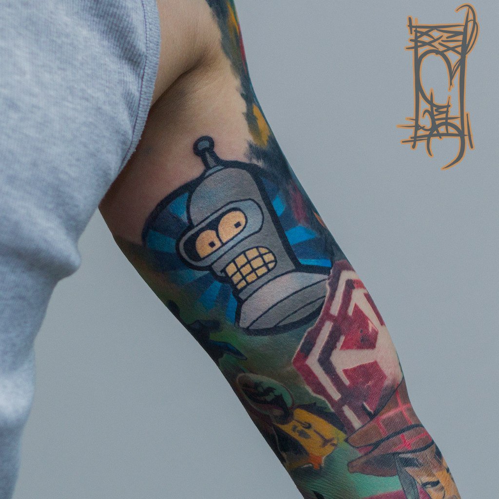 Bender Tattoo  Picture  eBaums World