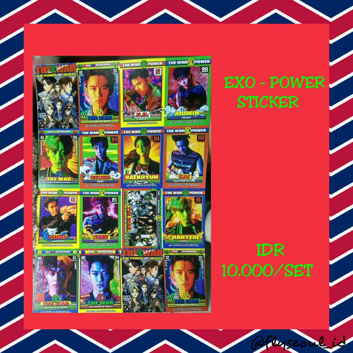 bucinoppapjct's tweet image. STICKER EXO POWER 10K/SET... ASK &amp;amp; ORDER? CHAT KONTAK DI BIO😄 #olshopkpop #stickerkpop #stickercustom #exo #nct #bts #seventeen #got7