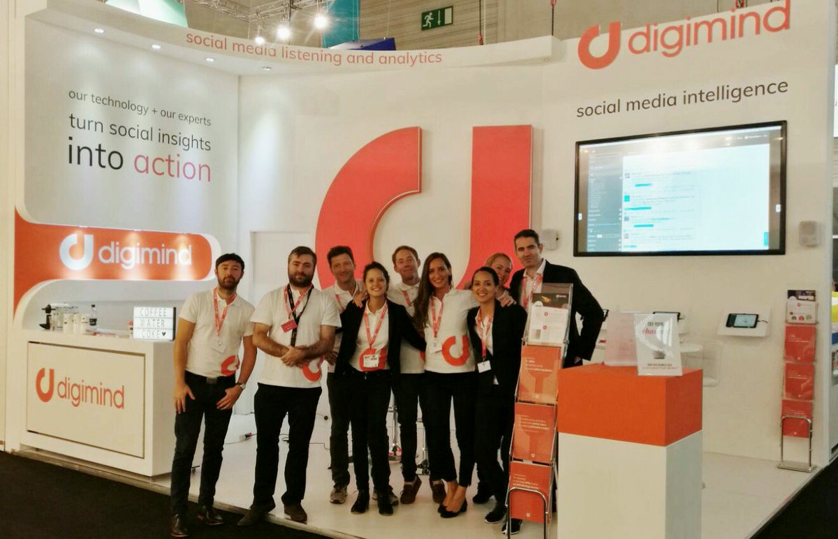 Day 2 has started and we are all fresh to show you what social insights can do for your business. Hall 7 / E-012b at #dmexco Nice people! :)