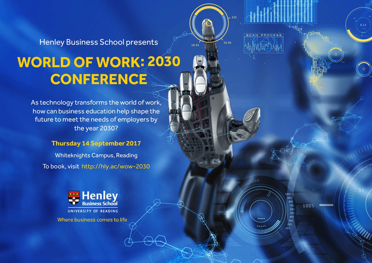 It's here! Good luck to @paulmbrewerton &amp; <a href="/thecathbishop/">Cath Bishop</a> &amp; have a great day to everyone attending <a href="/HenleyBSchool/">Henley Business School</a> #WOW2030