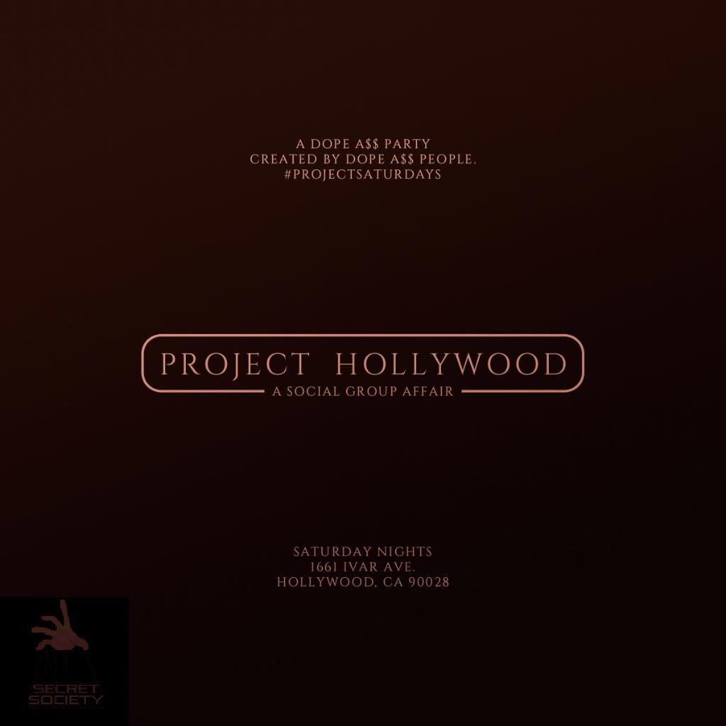 SecretSocietyLA's tweet photo. SAT 10pm #ProjectOnSATURDAYS inside @PROJECTCLUBLA "HOLLYWOODS HOT SPOT" MUSIC by @deejaydome TABLES txt323.523.5851 #DiamondLIST https://t.co/UlZlDzOJGh