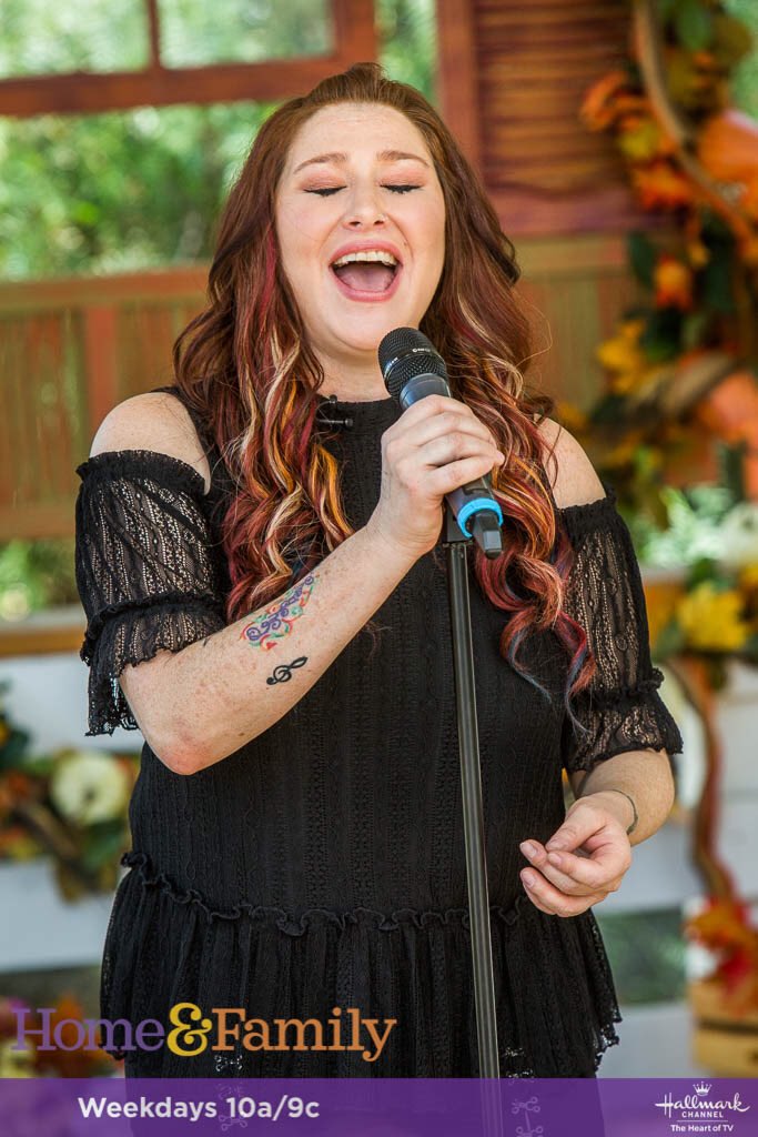 tiffanytunes's tweet photo. Be sure to catch me performing tomorrow morning at 10a/9c on @hallmarkchannel! @HomeandFamilyTV 
#tourlife https://t.co/ENND1xvBSH