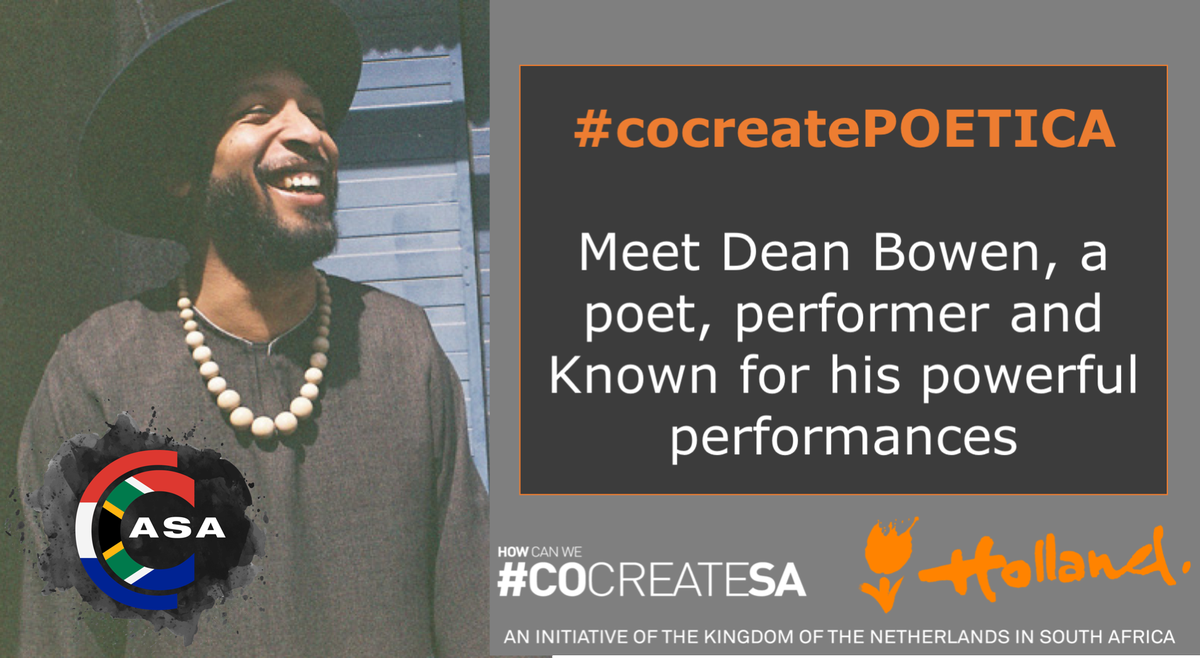 HorbachBonnie's tweet photo. Join #spokenwork artist Dean Bowen for a workshop @MarketTheatre | https://t.co/ZLplMuhhig @AffordableArtSA @cid_forum @nlinSouthafrica https://t.co/CbE9G3t4iW