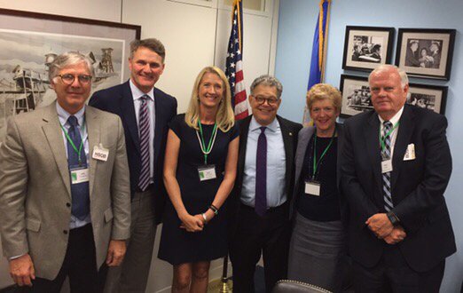 Wrapping up with Senator Franken. #TPLontheHill