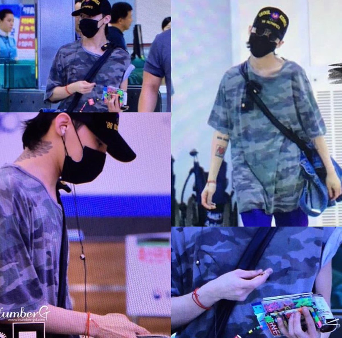 JikoReal's tweet image. GD wearing Red String again. 🤔 #jiko #gd #kiko #kikomizuhara #gdragon