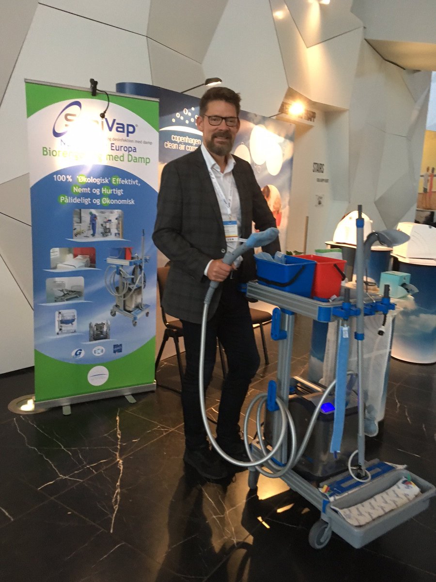 Nordisk lancering af enestående dampbaseret teknologi til rengøring og desinfektion #biocleaning #sanivap #cphcleanair #trondheim
