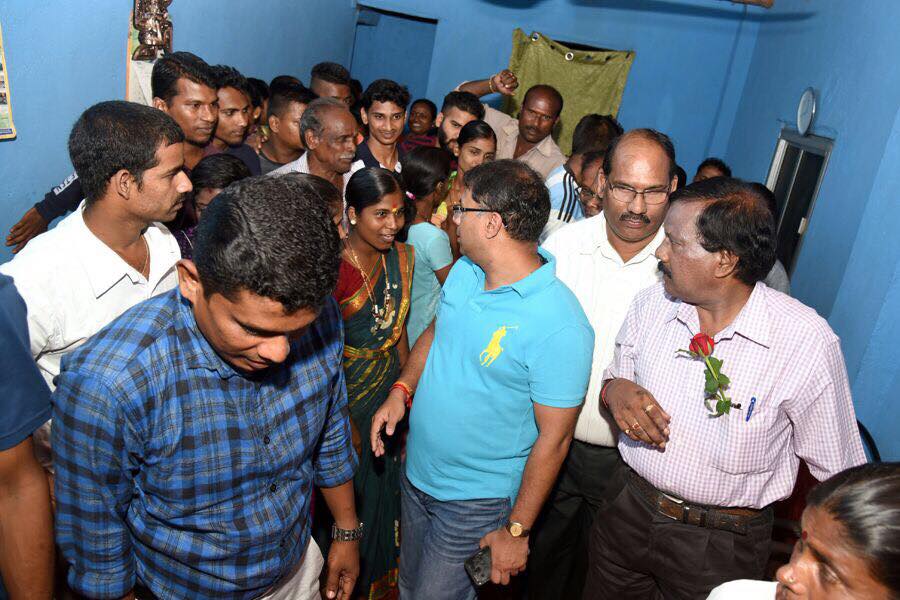 visrane's tweet image. Special moments in #Usgaon will do my best for the upliftment of our people really touched by love and affection.