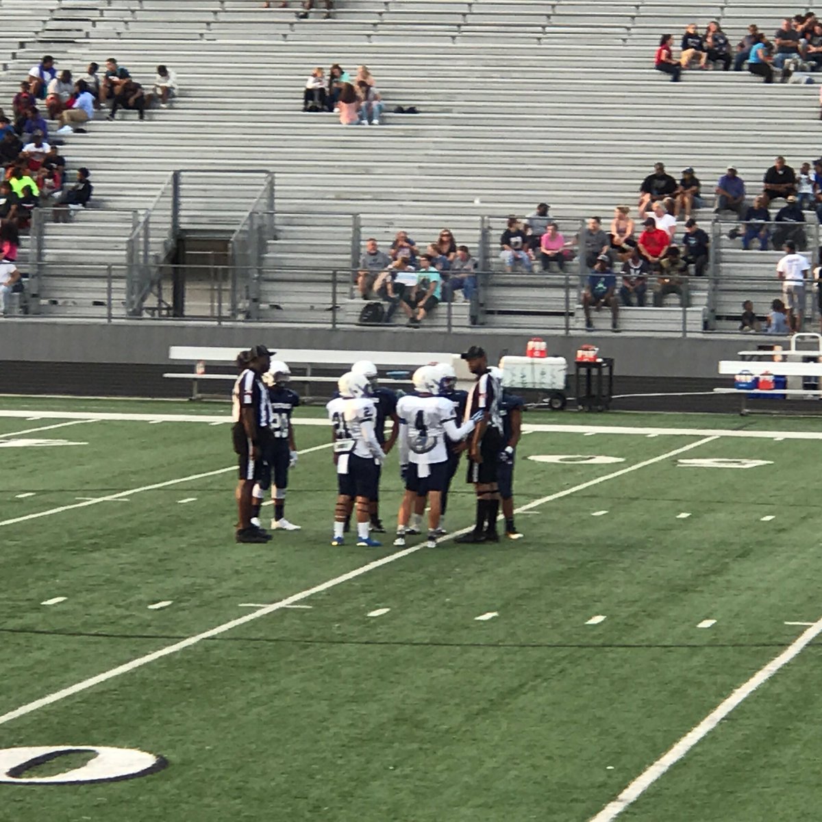 REvanicky's tweet image. Carsyn (SEN18R) got her Varsity banner hung in the gym with rest of her team and Caden was team captain during his first high school game
