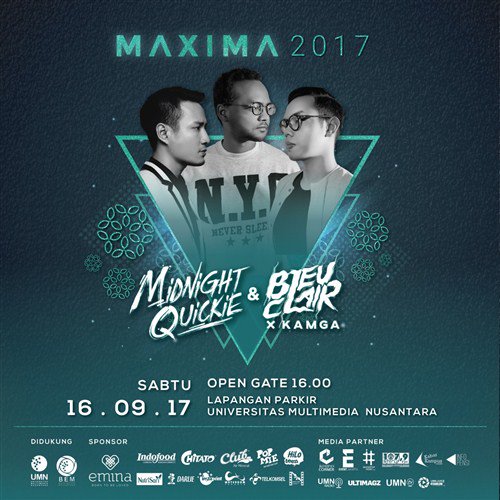 MAXIMA KEMBALI HADIR!
Maxima tahun ini terbuka untuk umum loh! So, tunggu apa lagi?Info : @maximaumn (ig)