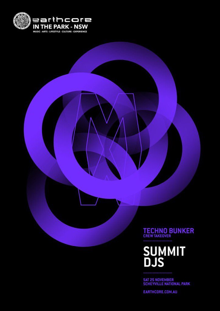 SummitDjs's tweet image. Looking forward to hosting the Techno stage at Earthcore in the Park NSW - 12 hours of Techno goodness 🎧
