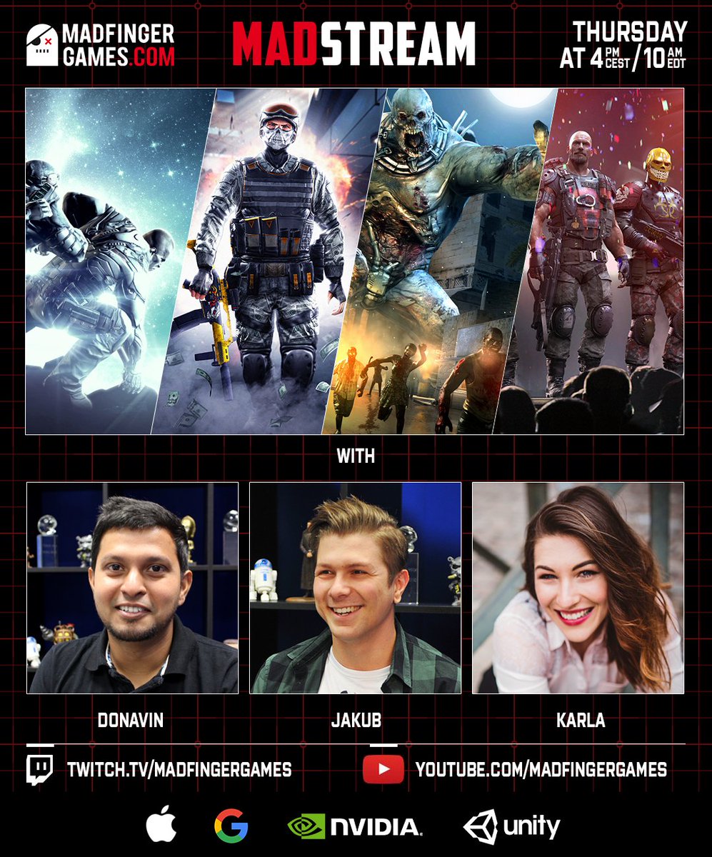MADFINGERGames's tweet image. Today...
#MADstream