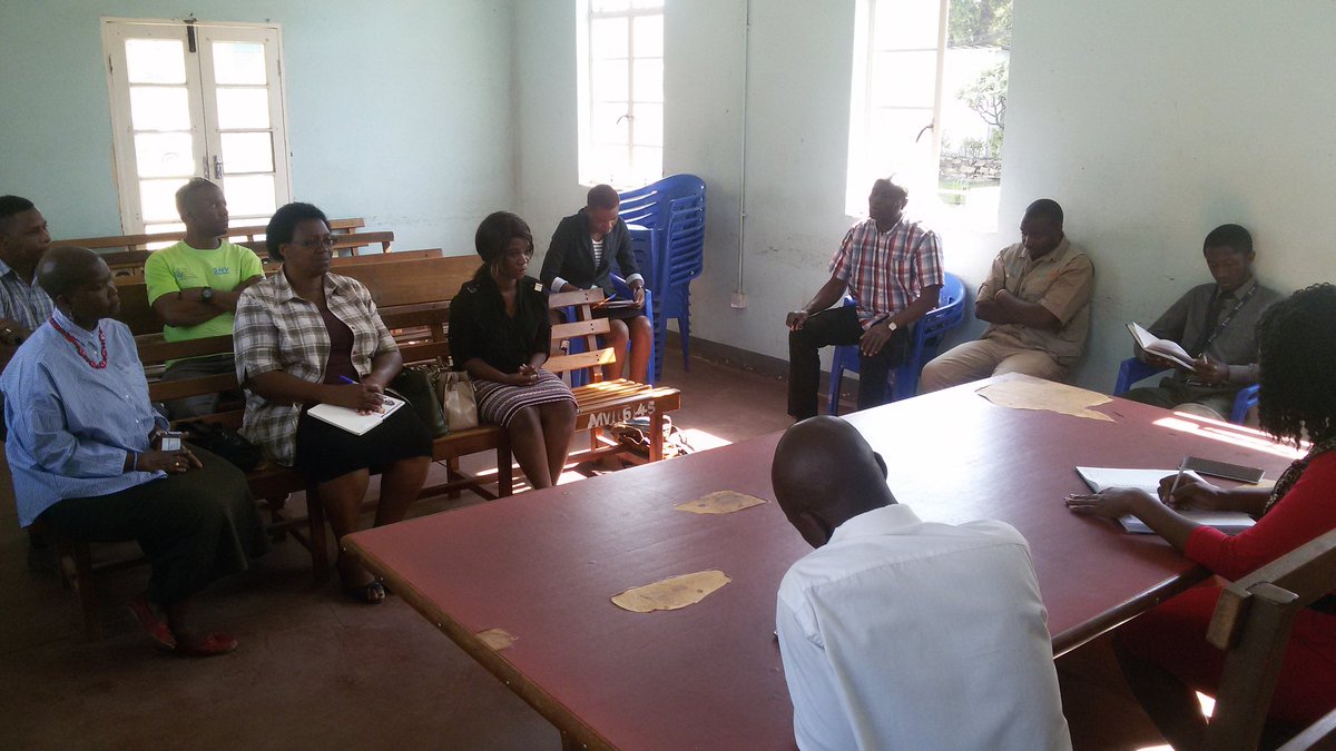 Courtesy Call @ Murehwa DA's Office. SNV Country Director Naa- Aku Acquaye Baddoo  is in Murehwa today visiting the M4W projects in 4 wards