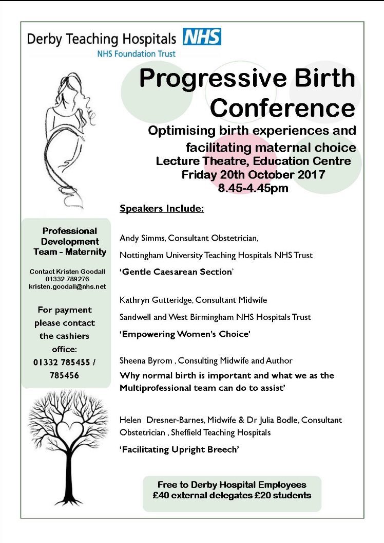 Tickets are selling fast for our Progressive Birth Study Day, book yours before we sell out! #positivebirth #saferbirth