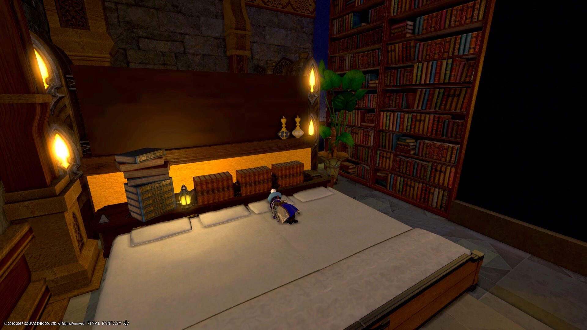 Kame Kame Valefor Ar Twitter 2階は初のバー風にしてみました 鉱石バーのイメージで卓上にはカラフルな鉱石の箱を 扉の向こうのベッドルームは キングサイズのふかふかベッドで おやすみできます Ff14ハウジング Ff14 ハウジング