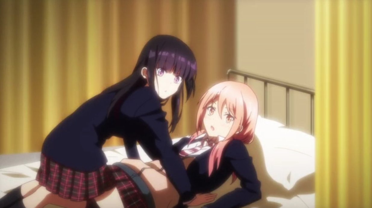 Hotaru and Yuma from Netsuzou Trap #Yuri #Anime