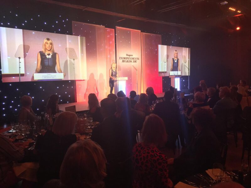 KirstyMcGregor's tweet image. Proud to have opened the Drapers Independents Awards yesterday. Such an inspiring group of small business owners. 👏 #DrapersIndies