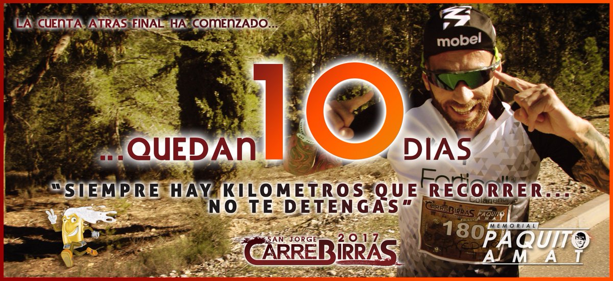 Correbirras's tweet photo. Solo faltan 10 días para la #Carrebirras 2017.... ¿Qué esperas para hacer tu inscripción?  https://t.co/V8H2wu2aGA https://t.co/9HVei3Iqv2