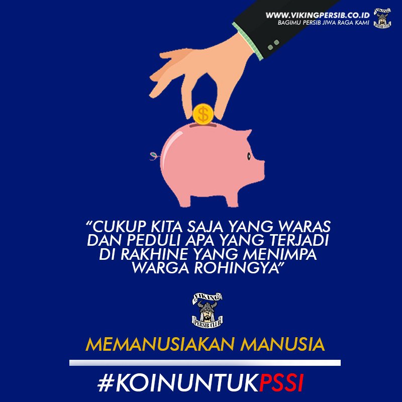 Cukup kita saja yang waras. Memanusiakan Manusia. #KoinUntukPSSI #SaveRohingya