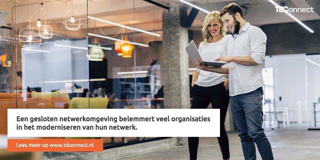 TDConnect_nl's tweet photo. Een gesloten netwerkomgeving belemmert veel organisaties in het moderniseren van hun netwerk. Lees meer https://t.co/v6VZwIszee https://t.co/zfNknFVS1q