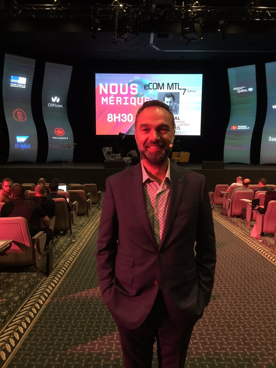Yamrani's tweet photo. #eCOMMMTL avec Stephane Ricoul https://t.co/oylYQuNHo9