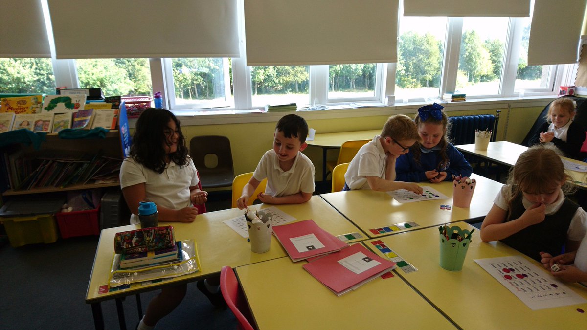 P4 are having an enjoyable games afternoon! #MathsWeekScotland #literacy #funintheclassroom