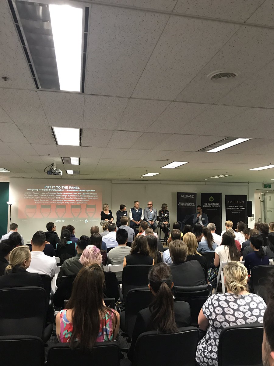 NickFergusonAUS's tweet photo. Great turnout for #PITTP - Designing for digital transformation - a customer centric approach https://t.co/Kf25Gey1mi