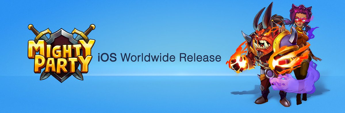 GREAT NEWS! 
Mighty Party is now available on iOS!
🤩🎮🌍🍎
Gey let's check our press release page: mailchi.mp/f39a43e20c92/i…
